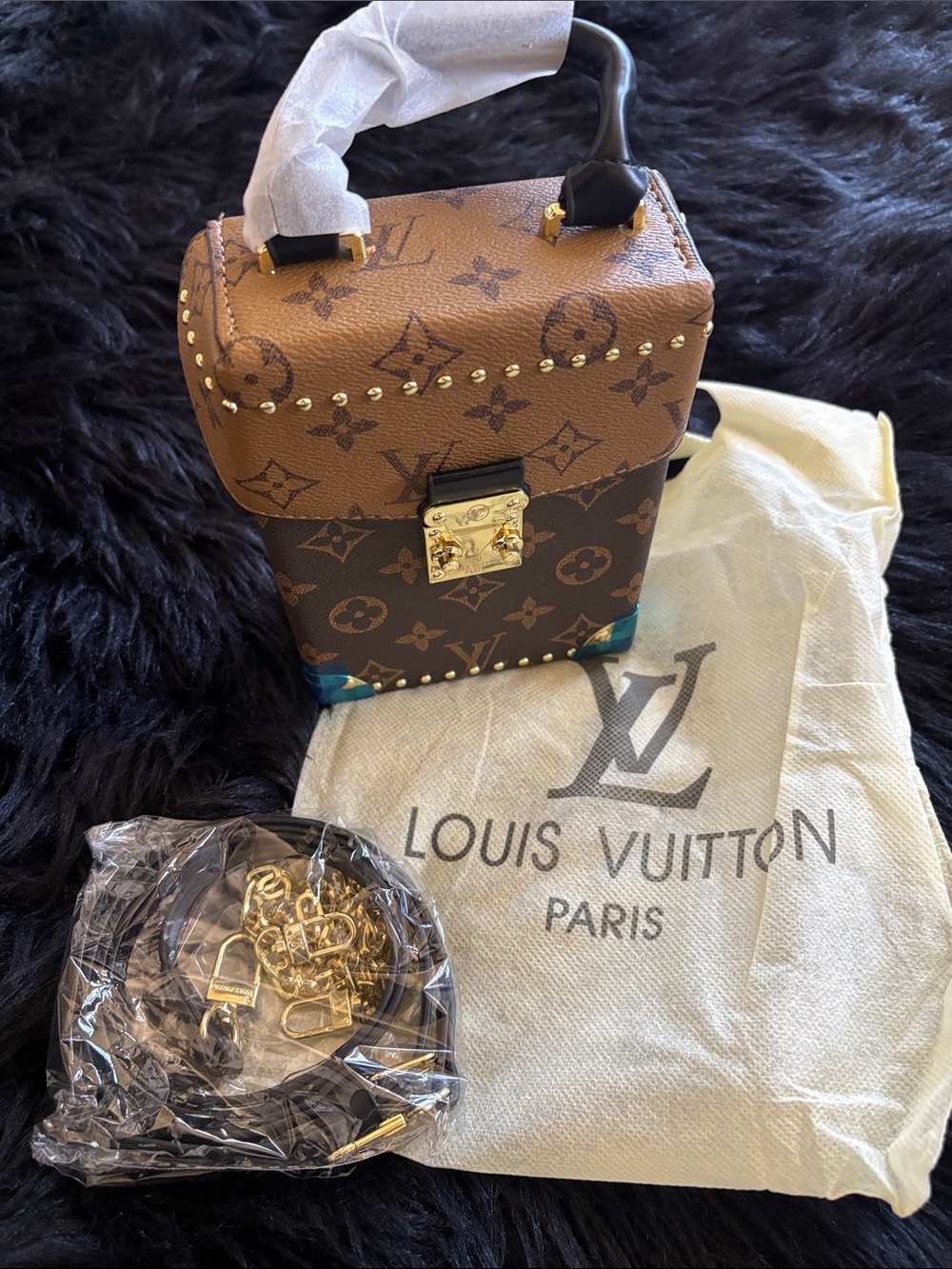 Louis Vuitton Brown Monogram Mini Trunk Bag - Picture 2 of 8
